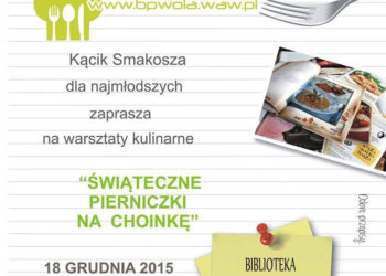„Świąteczne pierniczki na choinkę” – warsztaty kulinarne dla dzieci