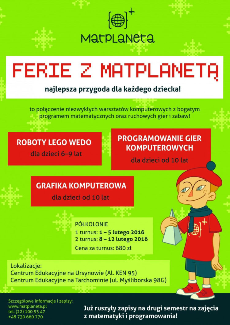 FERIE Z MATPLANETĄ