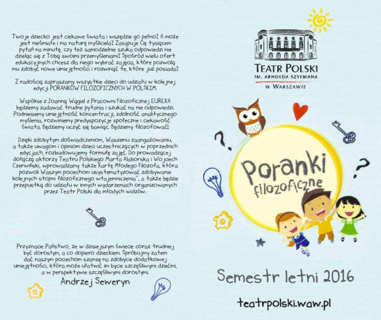 Poranki filozoficzne dla dzieci – Co to znaczy osiągnąć sukces?