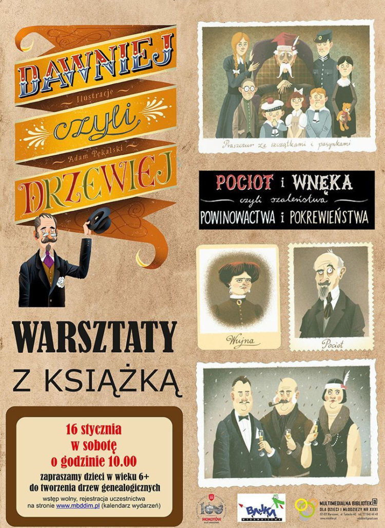 „Dawniej czyli drzewiej” – warsztaty familijne z książką