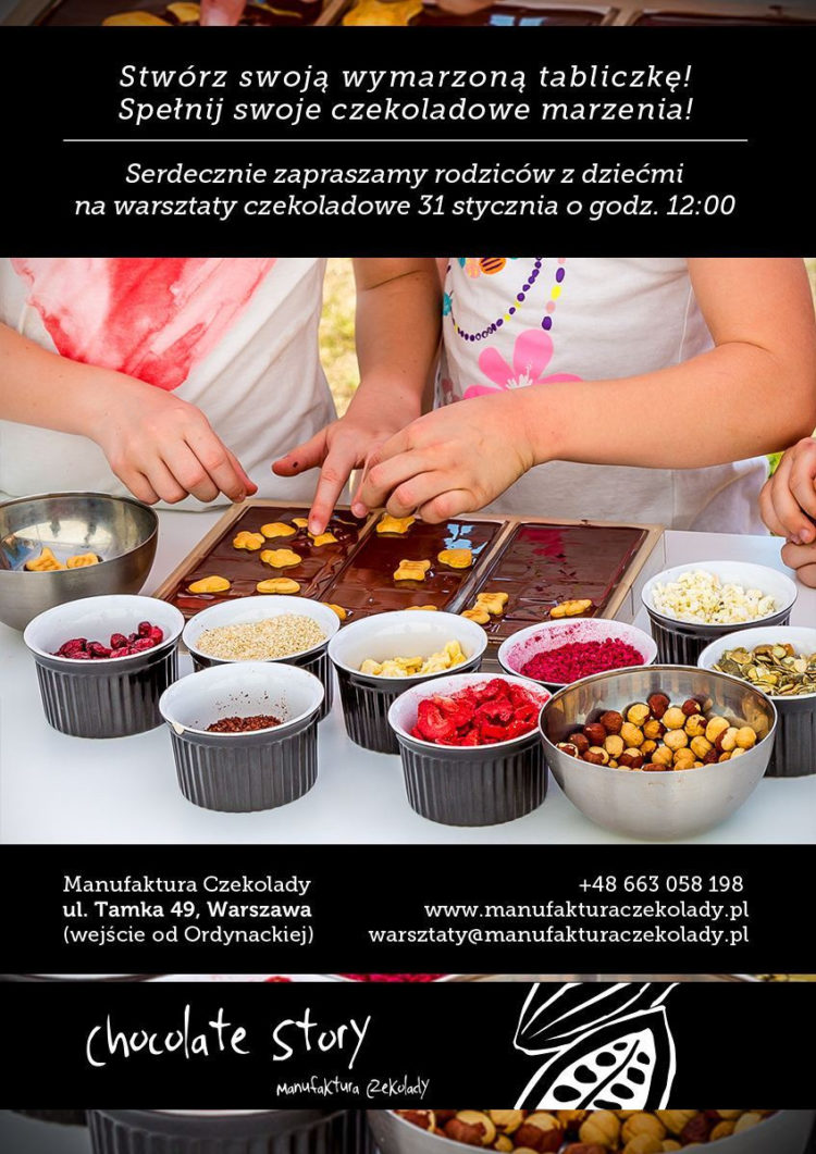 Warsztaty czekoladowe w Manufakturze Czekolady
