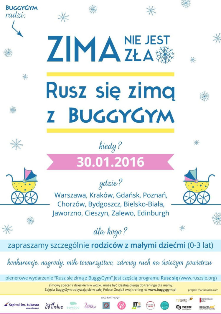 „RUSZ SIĘ zimą z ByggyGym!” – bezpłatny trening dla mam z dziećmi w wózkach