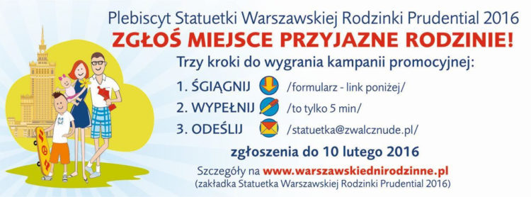 Statuetka Warszawskiej Rodzinki Prudential 2016