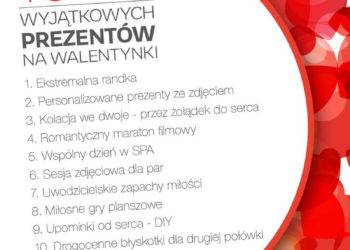 Top 10 wyjątkowych prezentów na Walentynki