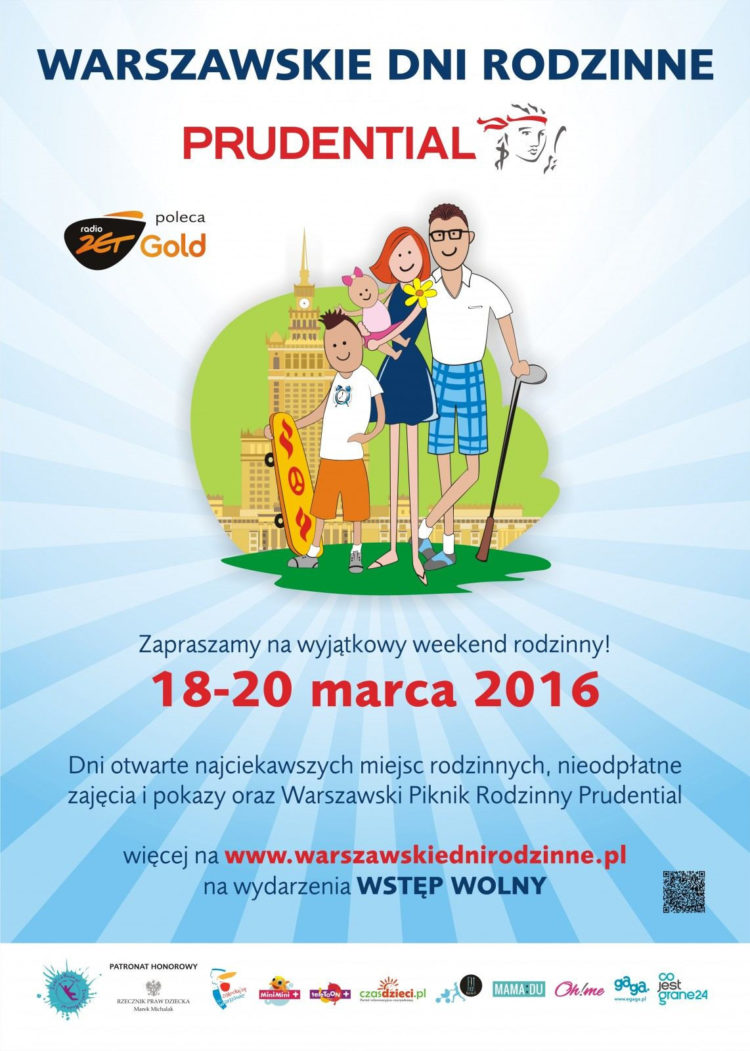 Warszawskie Dni Rodzinne Prudential– 18-20 marca 2016