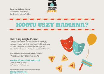 Komu uszy Hamana? Warsztaty dla dzieci 3-8 lat