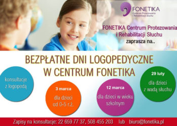 UWAGA !! Ostatni dzień bezpłatnych konsultacji logopedycznych !!