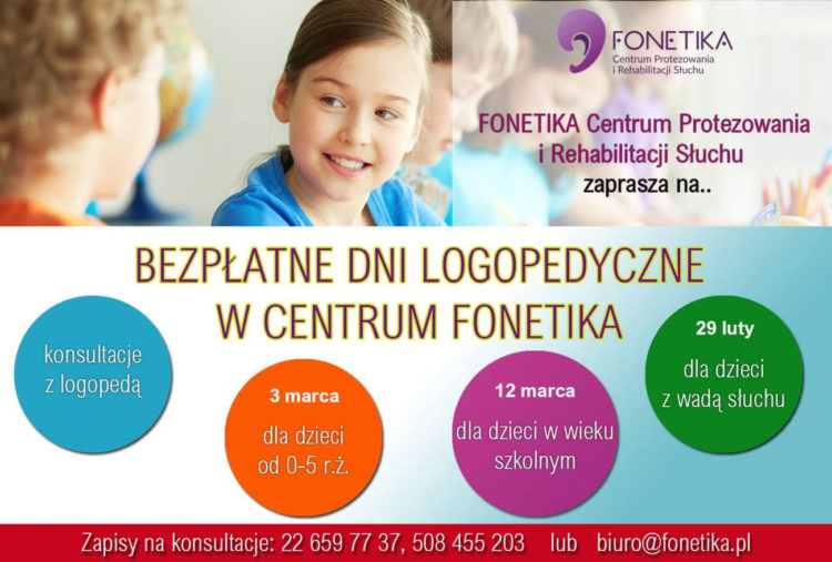 UWAGA !! Ostatni dzień bezpłatnych konsultacji logopedycznych !!