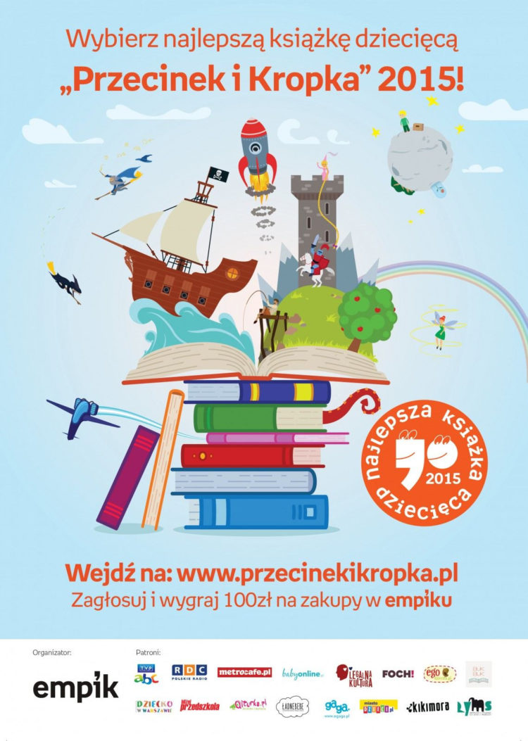 Najlepsze książki dziecięce – znamy finalistów konkursu „Przecinek i Kropka”