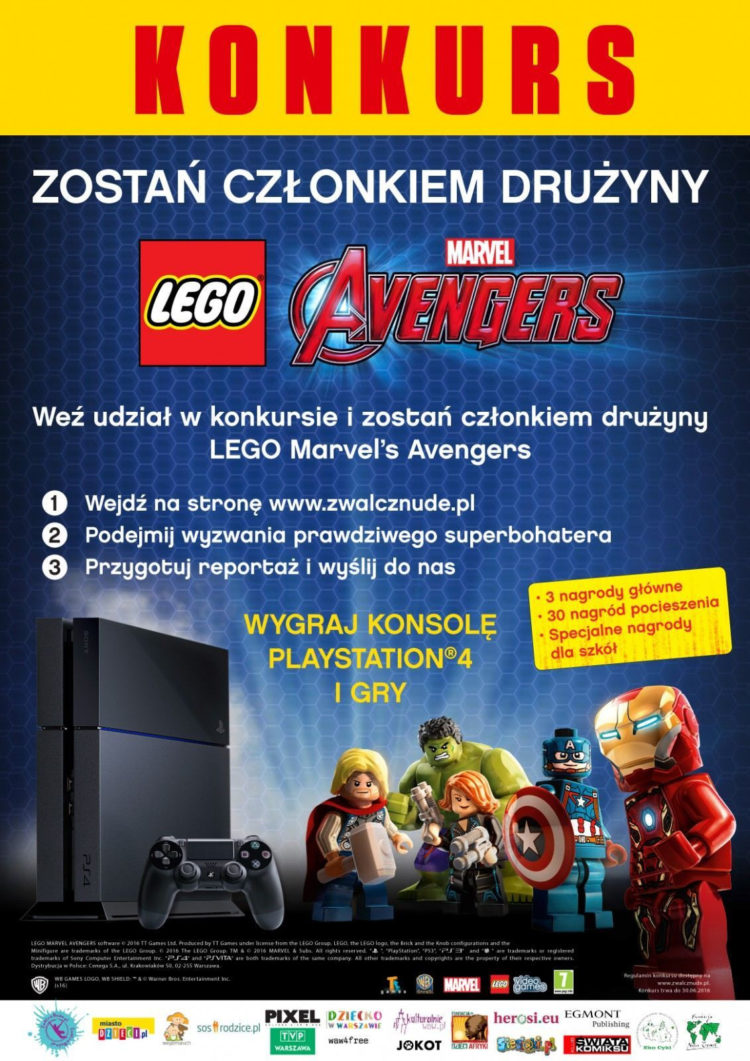 Podejmij wyzwanie – zostań prawdziwym bohaterem! Zostań członkiem drużyny Avengers!