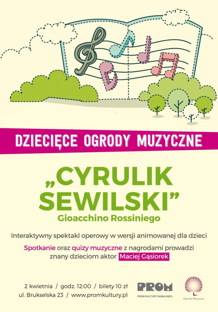 Dziecięce Ogrody Muzyczne: „Cyrulik Sewilski” Gioacchino Rossiniego