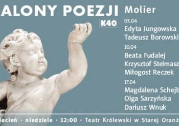 Znani aktorzy czytają Moliera! Łazienki Królewskie zapraszają na Salony Poezji