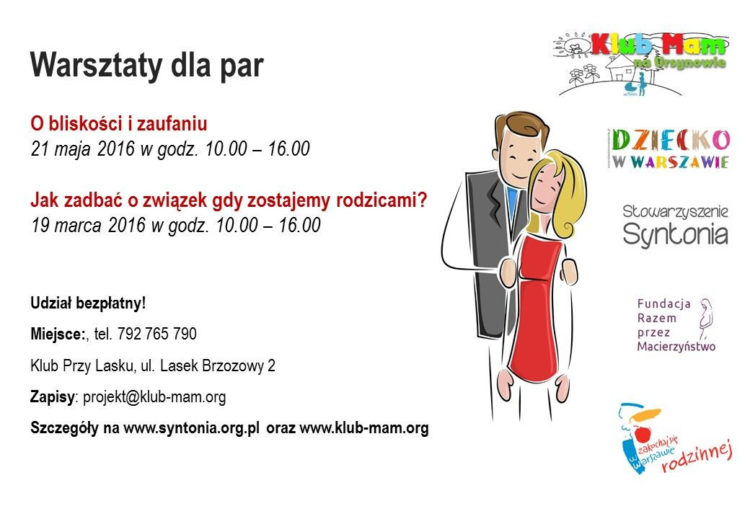 O bliskości i zaufaniu – warsztat dla par