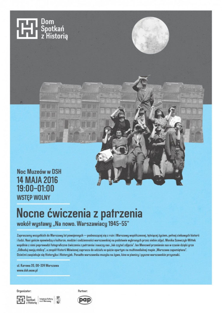 Jazzowo- fotograficzna NOC MUZEÓW W DOMU SPOTKAŃ Z HISTORIĄ