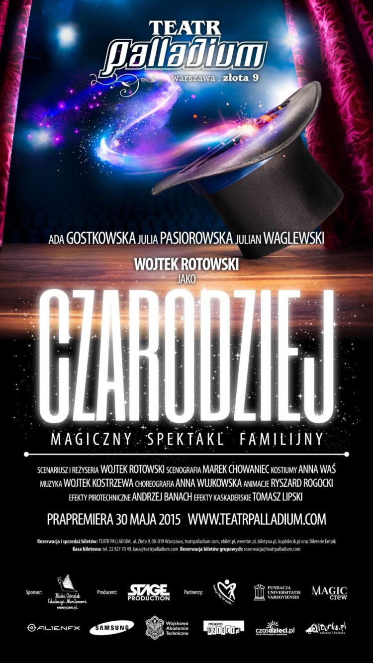 CZARODZIEJ – MAGICZNY SPEKTAKL FAMILIJNY