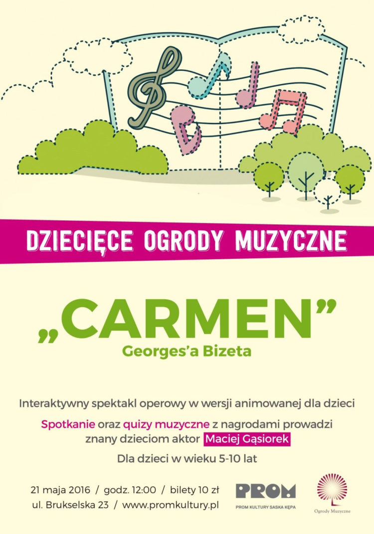 Dziecięce Ogrody Muzyczne: „Carmen” Georges’a Bizeta