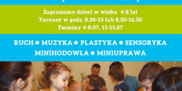 Pòłkolonie sensoryczno-muzyczne w Muzycznej Przystani
