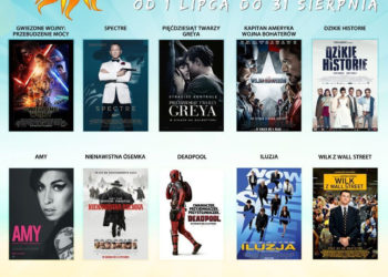 Lato z największymi hitami w Kinie Atlantic  od 1 lipca do 31 sierpnia