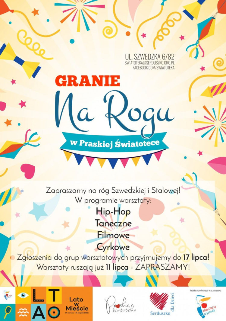 Granie NA ROGU – letnie warsztaty dla dzieci i młodzieży