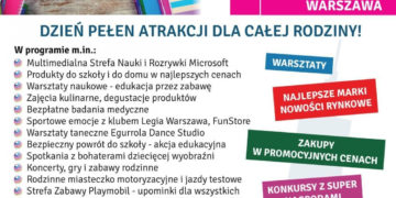 Warszawa wraca do szkoły – 3.09.2016 Pałac Kultury i Nauki w Warszawie! Dzień pełen atrakcji dla całej rodziny!