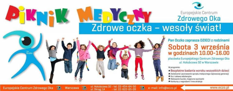 BEZPŁATNE BADANIA OCZU DLA DZIECI – PIKNIK MEDYCZNY