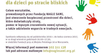 Śmiech, zabawa i wspólne zajęcia pomogą dzieciom po stracie bliskich