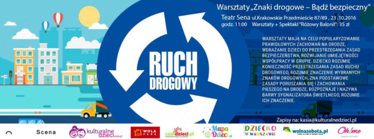 Warsztaty „Znaki drogowe – Bądź bezpieczny” Teatr Scena