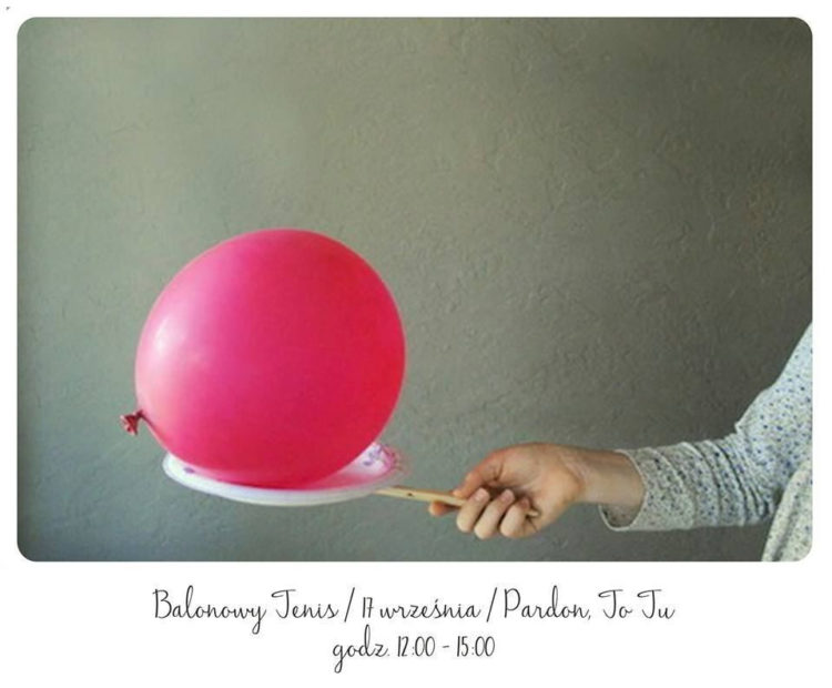 Balonowy tenis – warsztaty dla dzieci