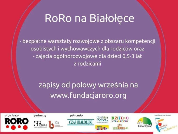 Bezpłatne warsztaty dla Rodziców i Dzieci na Białołęce