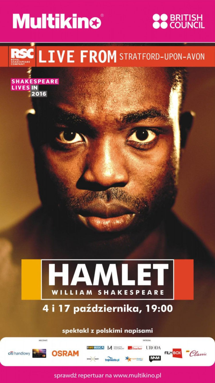 „Hamlet” z Royal Shakespeare Company 4 i 17 października tylko w Multikinie!