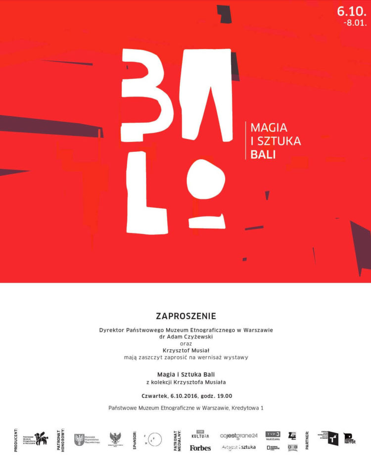 Otwarcie nowej wystawy „Magia i Sztuka Bali” w PME