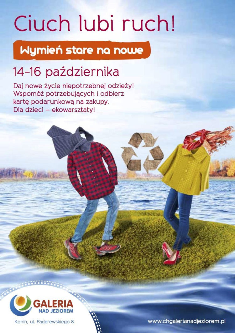 CIUCH LUBI RUCH – DAJ UBRANIOM DRUGIE ŻYCIE