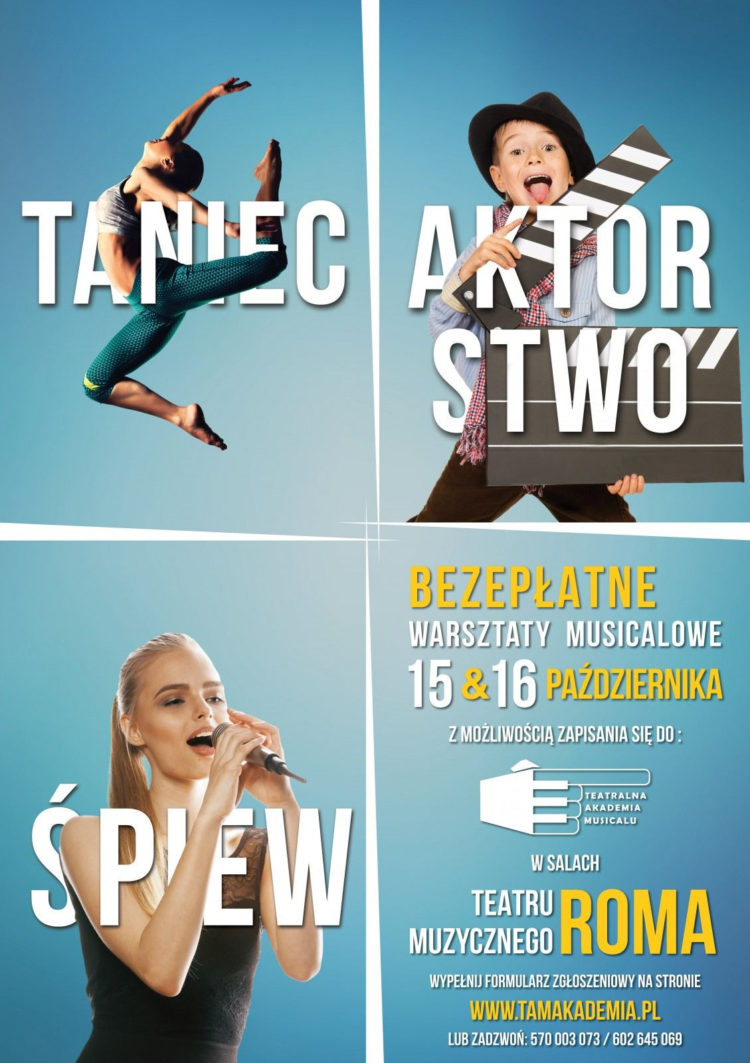 Bezpłatne Warsztaty w Teatralnej Akademii Musicalu