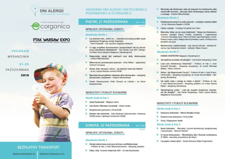 3 edycja Dni Alergii i Nietolerancji Pokarmowej