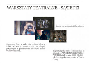 Sąsiedzi – Warsztaty Teatralne dla dzieci i młodzieży