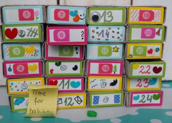 Warsztaty dla dzieci – kalendarz adwentowy, Sb. 26 11 2016