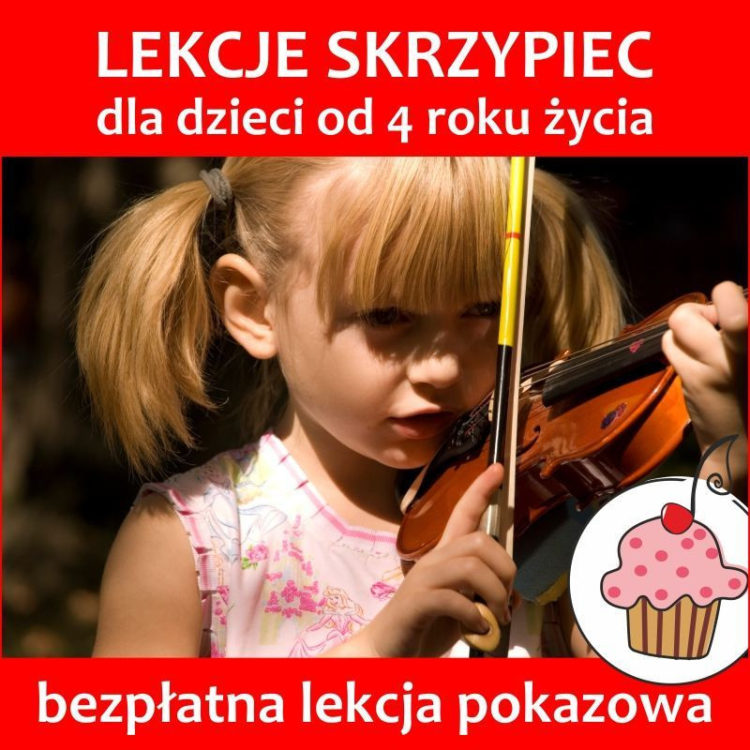 Nauka gry na skrzypcach dla dzieci od 4 roku życia. Bezpłatna lekcja próbna