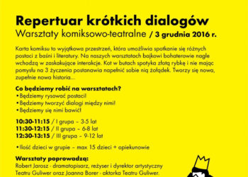 Repertuar krótkich dialogów. Warsztaty komiksowo-teatralne