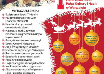 Warszawa wita Święta  – 10 grudnia w Pałacu Kultury i Nauki!