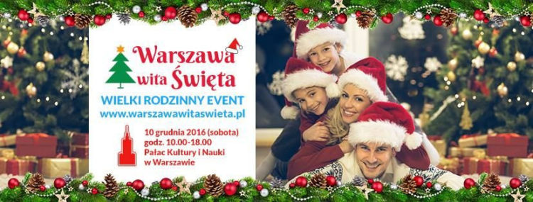 Warszawa wita Święta  – 10 grudnia w Pałacu Kultury i Nauki!