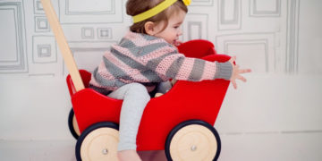 Drewniany wózek Tola