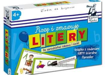 Litery. Piszę i zmazuję – do samodzielnej zabawy i nauki!