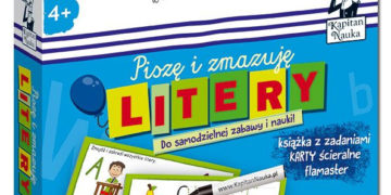 Litery. Piszę i zmazuję – do samodzielnej zabawy i nauki!