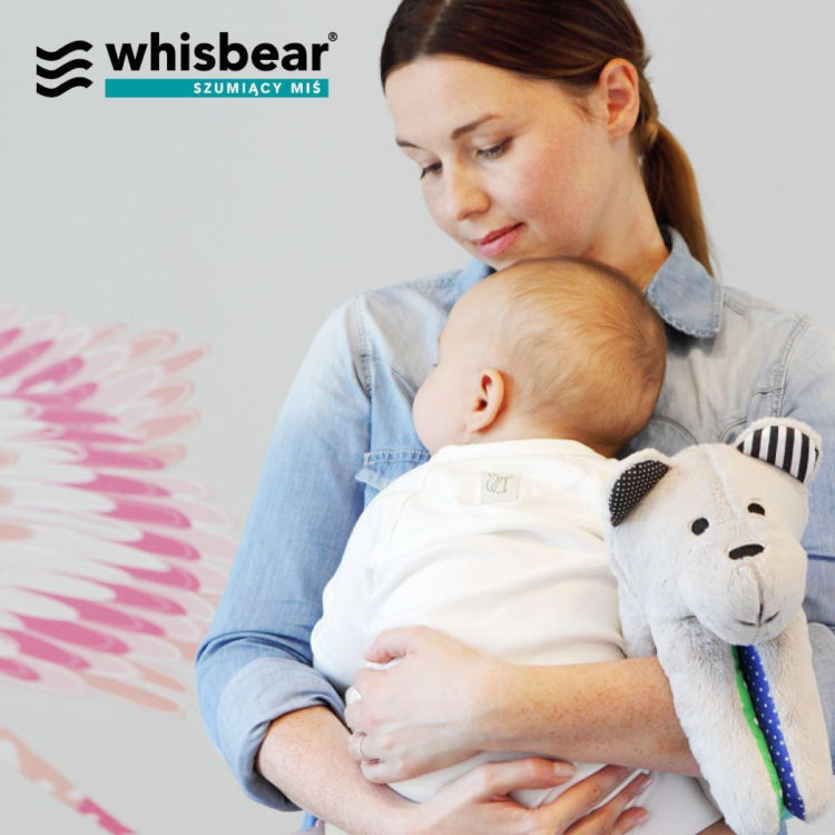 Szumiący Miś Whisbear® zadba o lepszy sen i poczucie bezpieczeństwa Maluszka i jego Mamy