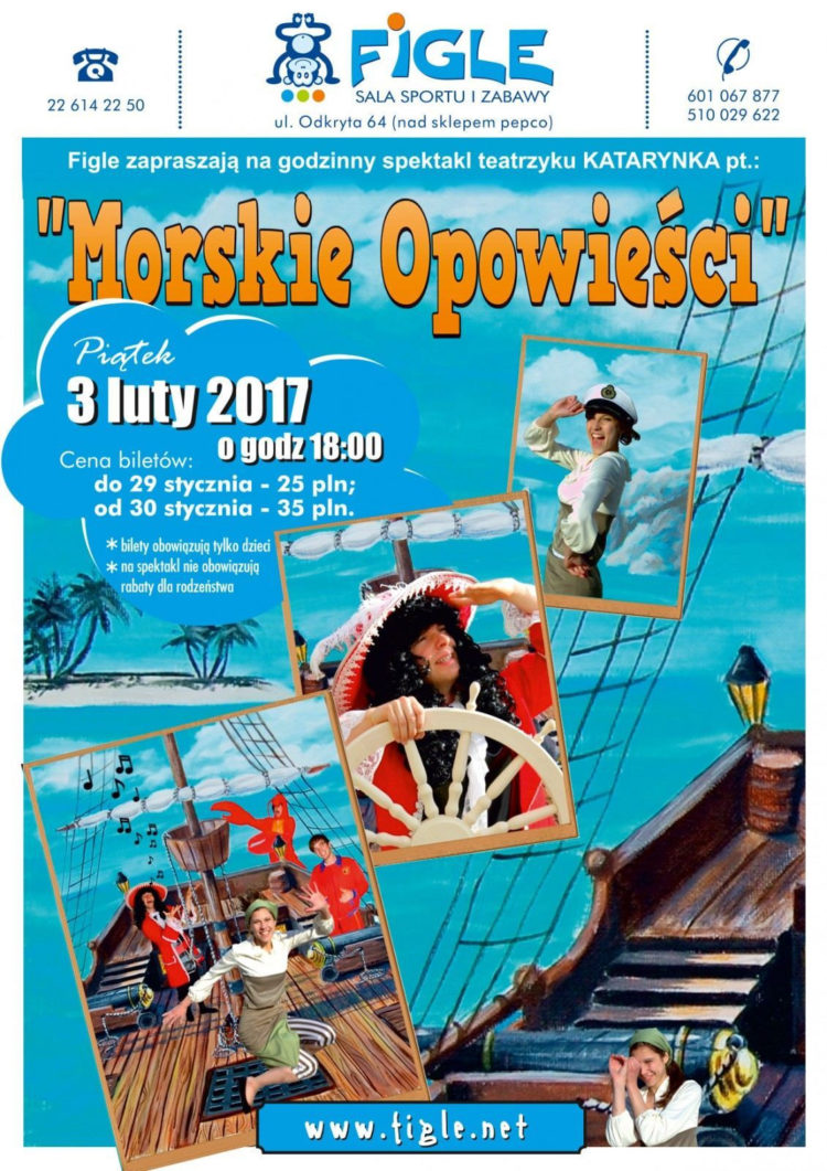 „Morskie Opowieści” w Sali Figle – spektakl teatrzyku Katarynka