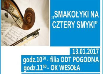 „Smakołyki na cztery smyki” – koncert z cyklu „Filharmonia Narodowa dla Dzieci w wieku przedszkolnym”