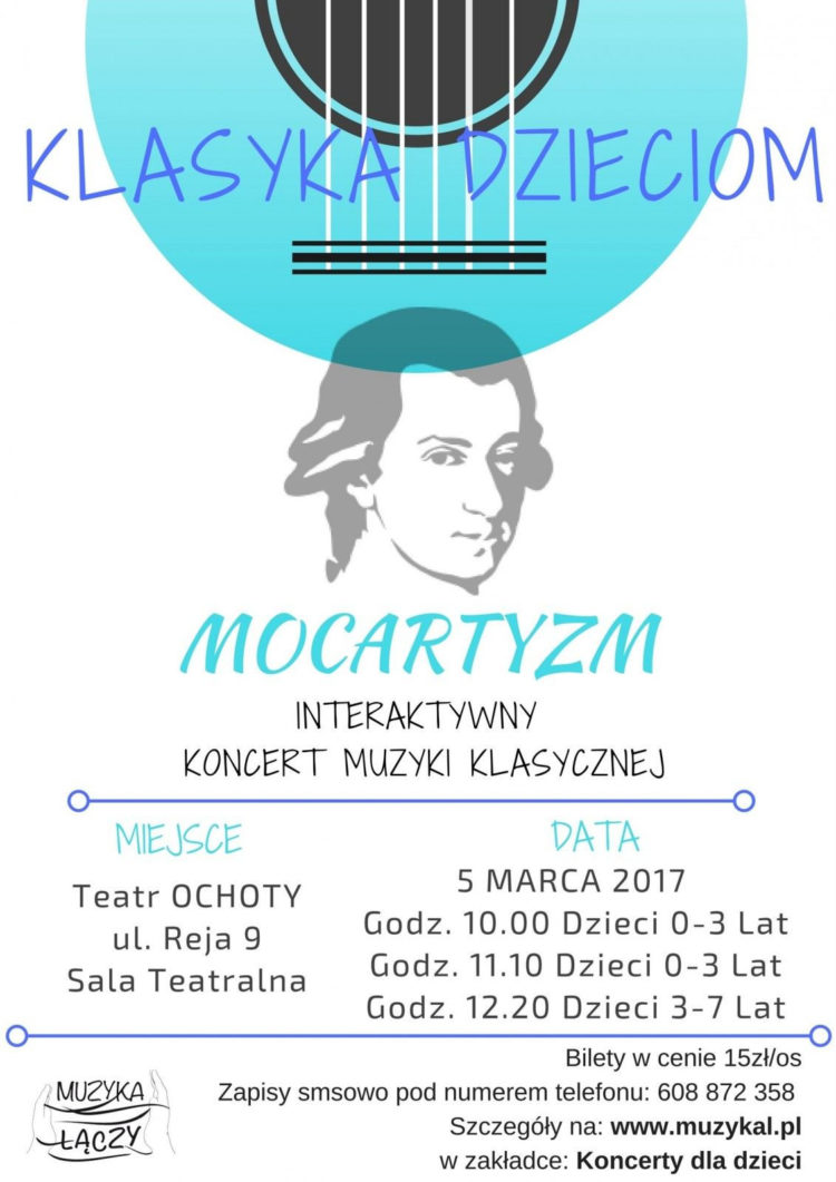 Interaktywny koncert dla dzieci pt. „MOCARTYZM”