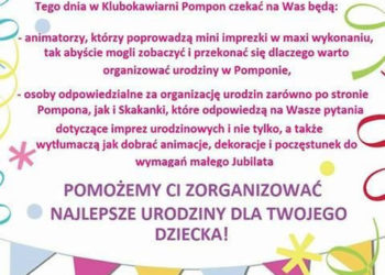 URODZINOWY DZIEŃ OTWARTY w Klubokawiarni Pompon