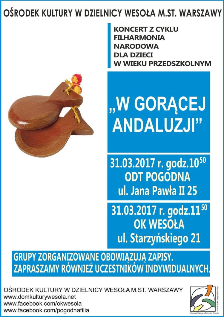 Koncert Filharmonii Narodowej pt. „W gorącej Andaluzji”