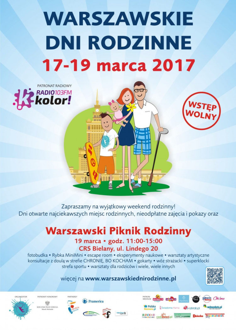 Najradośniejszy weekend tego roku tuż, tuż! IX edycja Warszawskich Dni Rodzinnych już 17-19 marca 2017